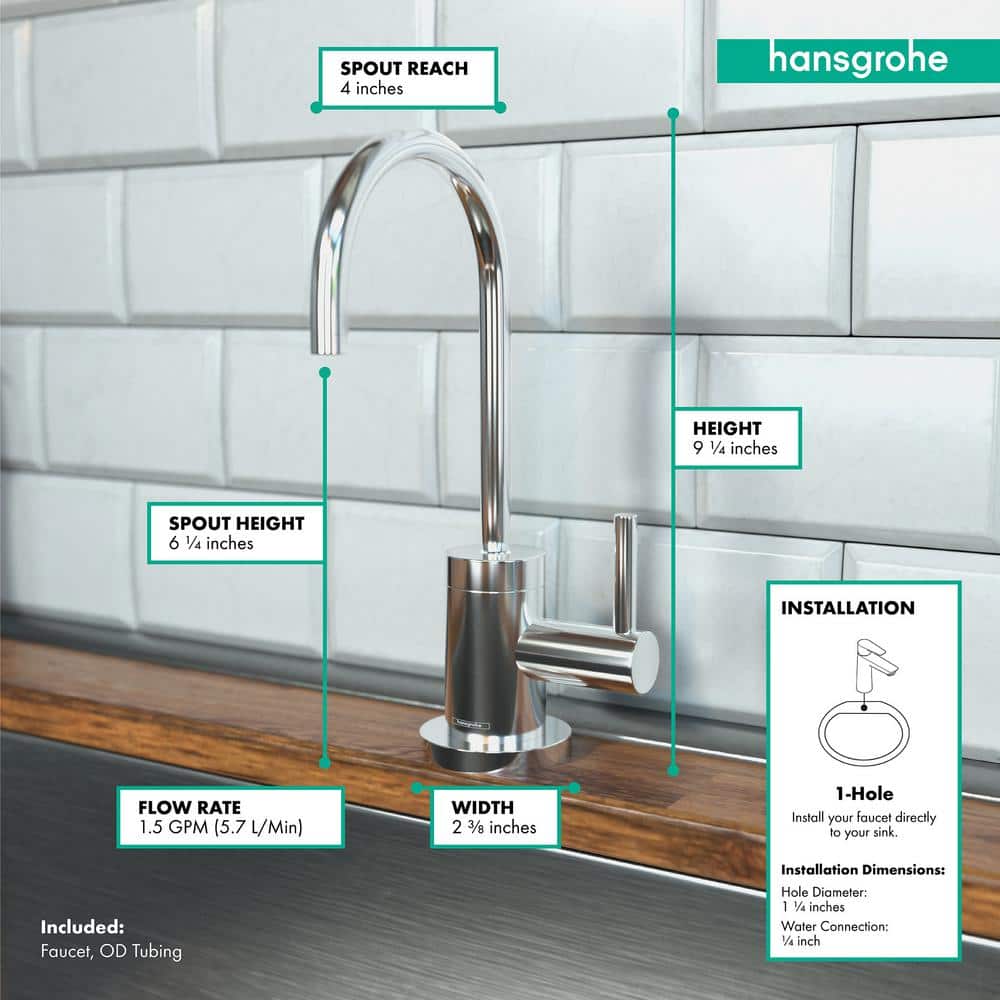 Talis S Modern Chrome Pull-out Cold Water Kitchen Faucet