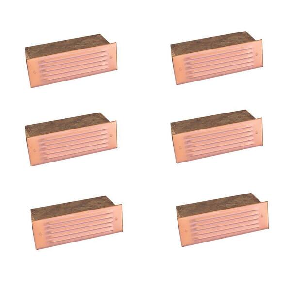 Illumine 1-Light Raw Copper Outdoor Deck Light (6-Pack)