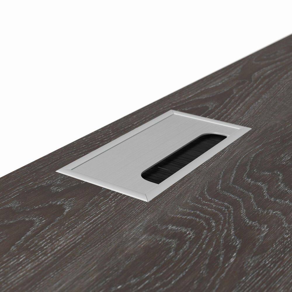 Dorrinson 47'' Transitional Two-Tone Home Office Desk