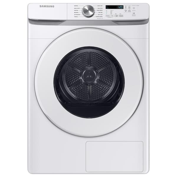 7.5 cu. ft. Stackable Heat Pump ventless Electric Dryer with Sensor Dry in White