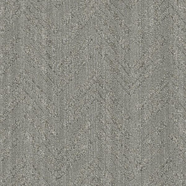 Lifeproof Bainwell - Foxhorn - Gray 45 oz. SD Polyester Pattern Installed Carpet