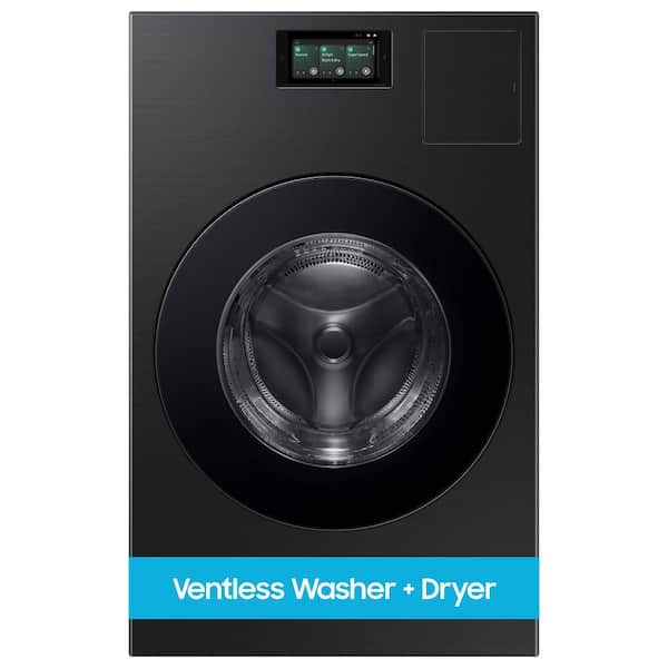 5.3 cu ft Bespoke AI Ventless All-in-One Washer Dryer Combo Electric with AI Home in Brushed Black