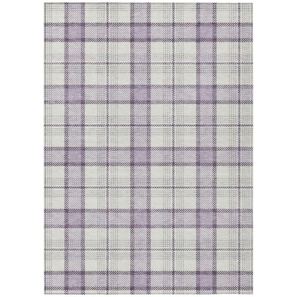 Chantille Machine Washable Indoor/Outdoor Abstract ACN1052 Lavender 2 ft. 6 in. x 3 ft. 10 in. Area Rug