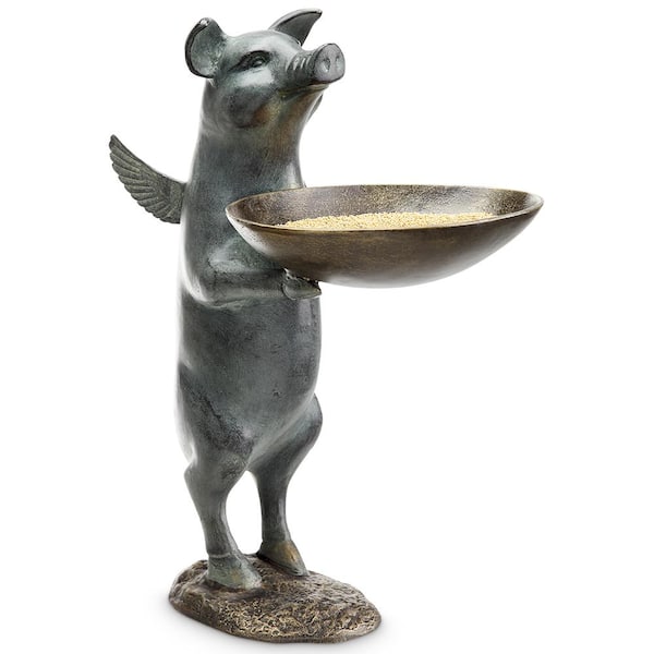 Unbranded Winged Pig Bird Feeder
