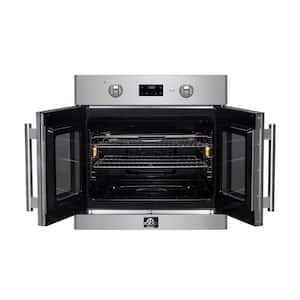 Asti 30 in. Electric French Door Single Wall Oven Stainless Steel