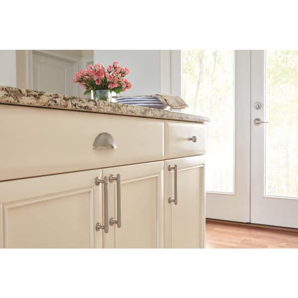 Satin Nickel Cabinet Cup Pull
