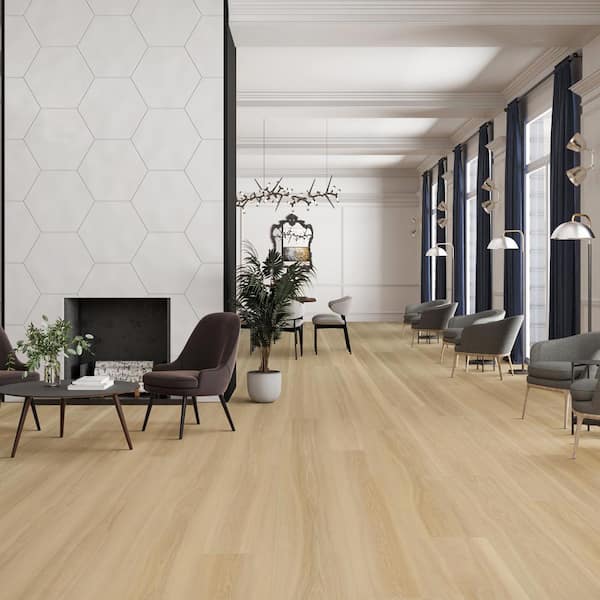French Oak Mountain View EIR 22 MIL 9.1" x 60" Click Lock Waterproof Luxury Vinyl Plank Flooring (22.83 sq. ft./case)