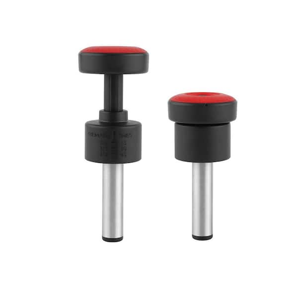 Stainless Steel 2-in-1 Vacuum Wine Stopper with Built-in Pump and Date Marker, Wine Sealer Corks for Freshness, Set of 2