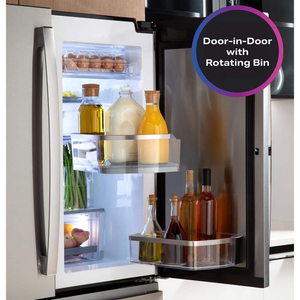 Stainless Steel Smart French Door Refrigerator with Ice Maker