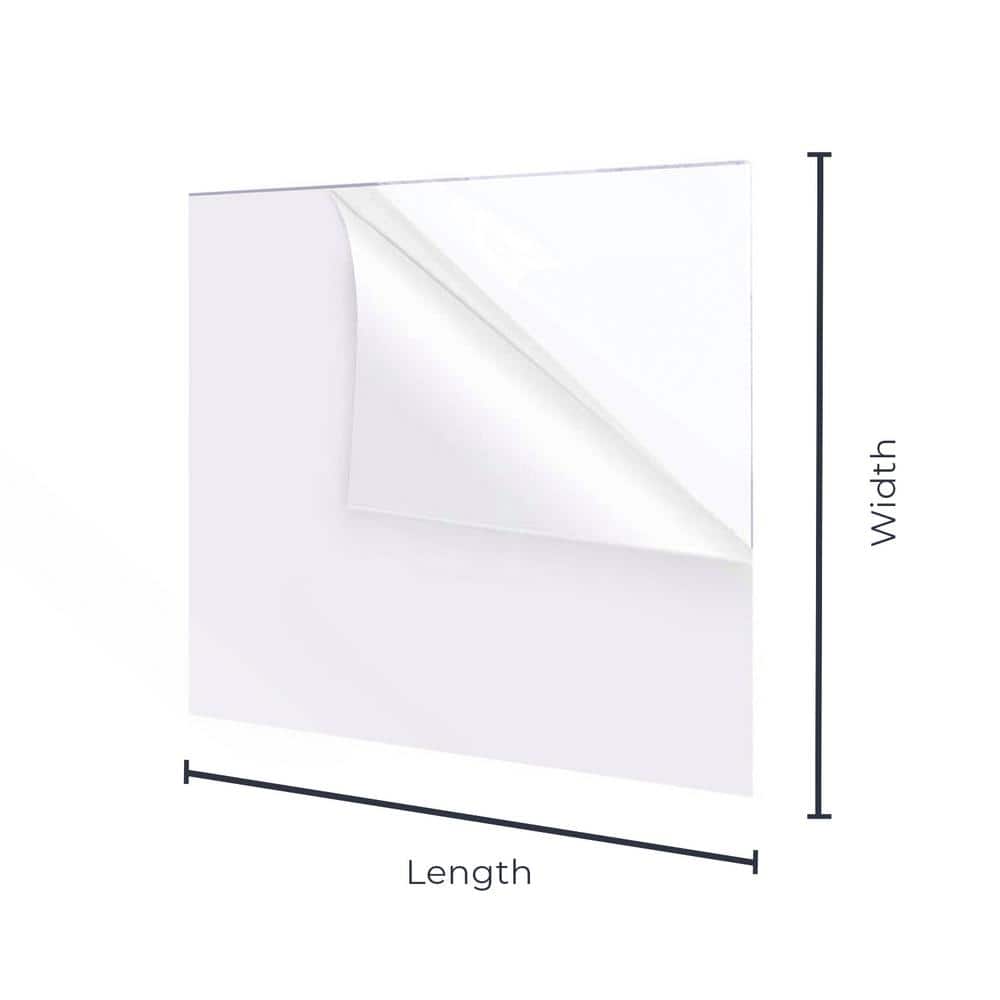 Clear 20x24 Inch Acrylic Sheets for DIY and Home Projects