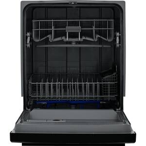 24 In. in. Front Control Built-In Tall Tub Dishwasher in Stainless Steel with 3-Cycles, 55 dBA