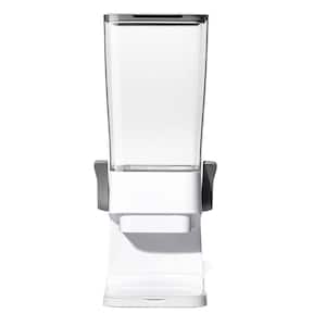 Cereal Pour Station 1-Piece 5.5 Qt. Capacity and Easy to Use in Clear and White
