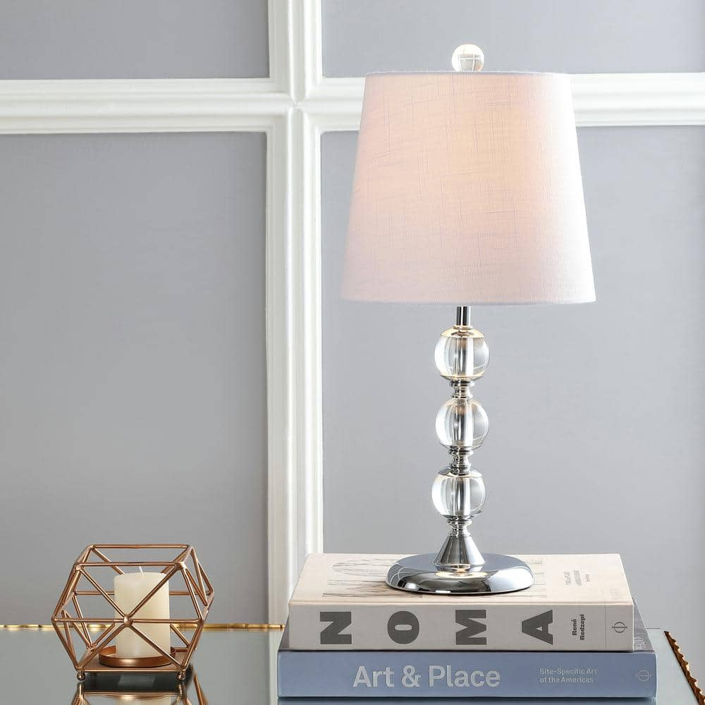 Hannah Chrome Crystal Table Lamp