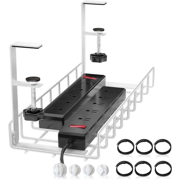 Under Desk Cable Management Tray, No Drill