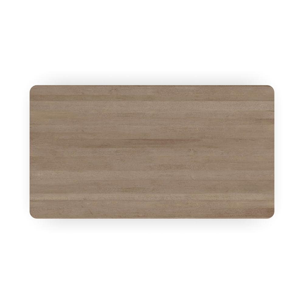 Brentwood Light Oak Rectangular Wood Dining Table for Six