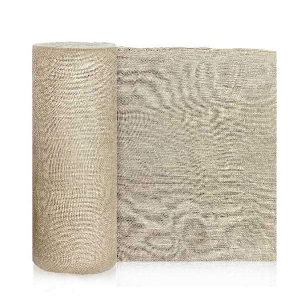 OriginA 63 in. x 100 ft. Burlap Fabric Roll Tree Wrap Rolls for Weed Barrier Birthday, Christmas Decorations