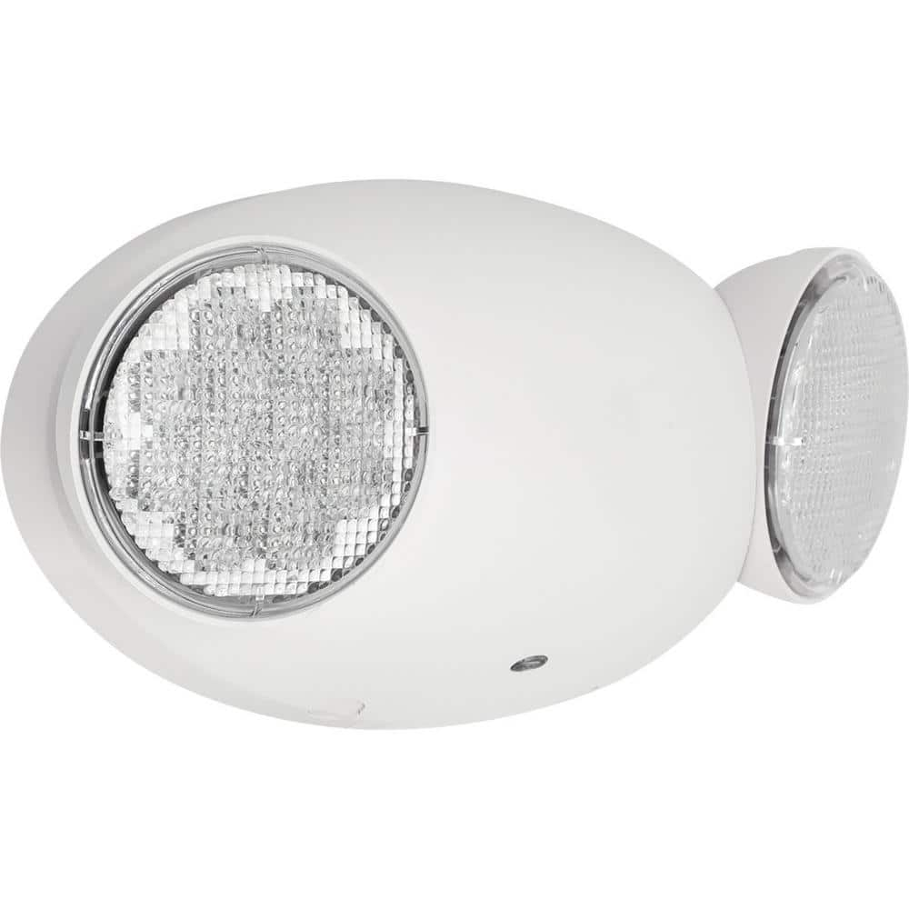 XR Series 1.7-Watt 2-Head White Integrated LED Emergency Light