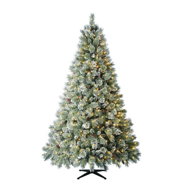 Details about  / Artificial Christmas Tree Imperial Pine White Xmas Decorations Home Decor 7ft