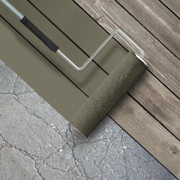 1 gal. #BXC-20 Amazon River Textured Low-Lustre Enamel Interior/Exterior Porch and Patio Anti-Slip Floor Paint