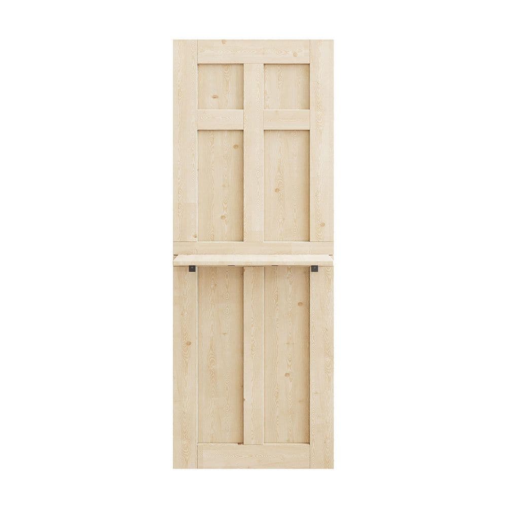 ARK DESIGN 32 in. x 80 in. Solid Pine Universal 6-Panel Unfinished