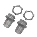 Wiremold 500 and 700 Series Metal Surface Raceway 1/2 in. Box Connector (2-Pack)