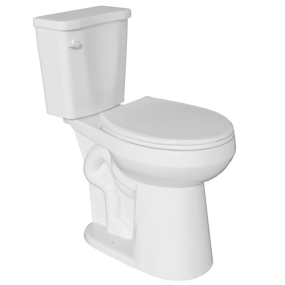 17in. ADA 2-Piece Toilet 1.0/1. 28GPF Tornado Dual Flush Elongated Toilet in White with Soft Close Seat 12 in. rough in price history on PriceWatchPro