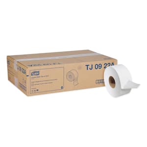 3.48 in. x 1000 ft. 2-Ply White Septic Safe Universal Jumbo Toilet Paper (12/Carton)