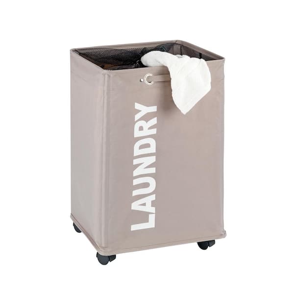 backup Oogverblindend Agressief Wenko Quadro Gray Laundry Bin 3450112100 - The Home Depot