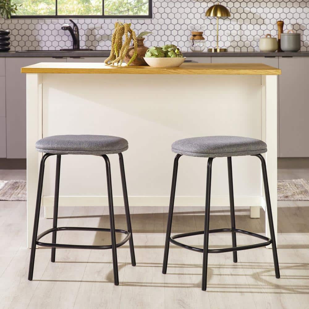 Walker Edison Furniture Company Modern 24 in. Charcoal