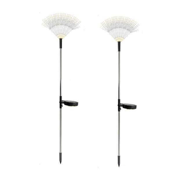 Outdoor Solar Garden Lights, Warm White Light, 2-Pack