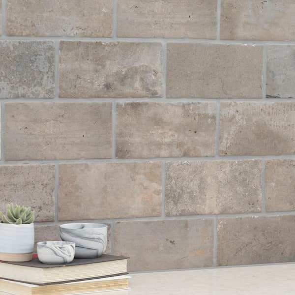 Capella Taupe Brick 5 in. x 10 in. Matte Porcelain Floor and Wall Tile (100-Cases/555.2 sq. ft./Pallet)