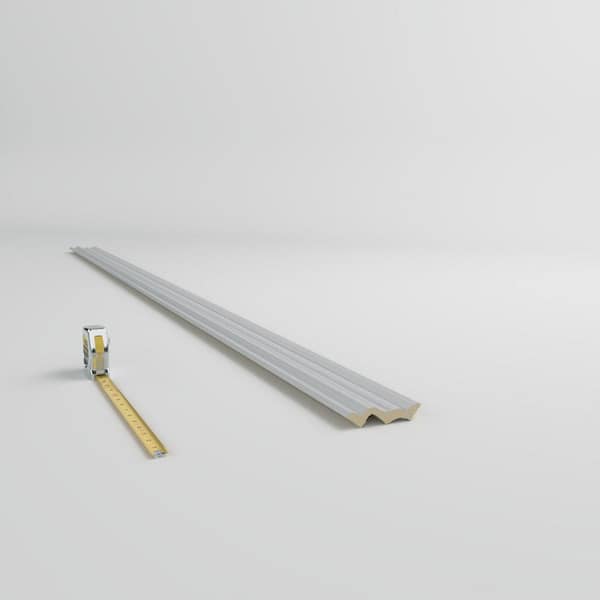 Ekena Millwork Freya 2.75 in. D x 4.125 in. W x 96 in. L Polyurethane Crown Moulding