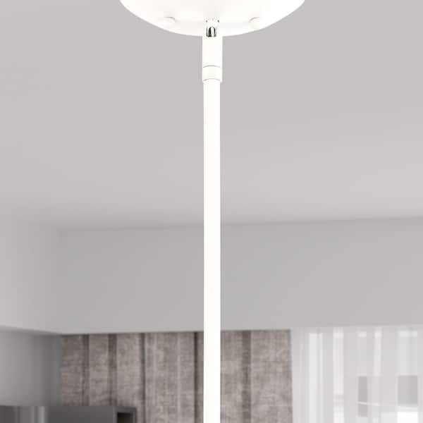 Accessories Textured White 12 in. Length Rod Extension Stem