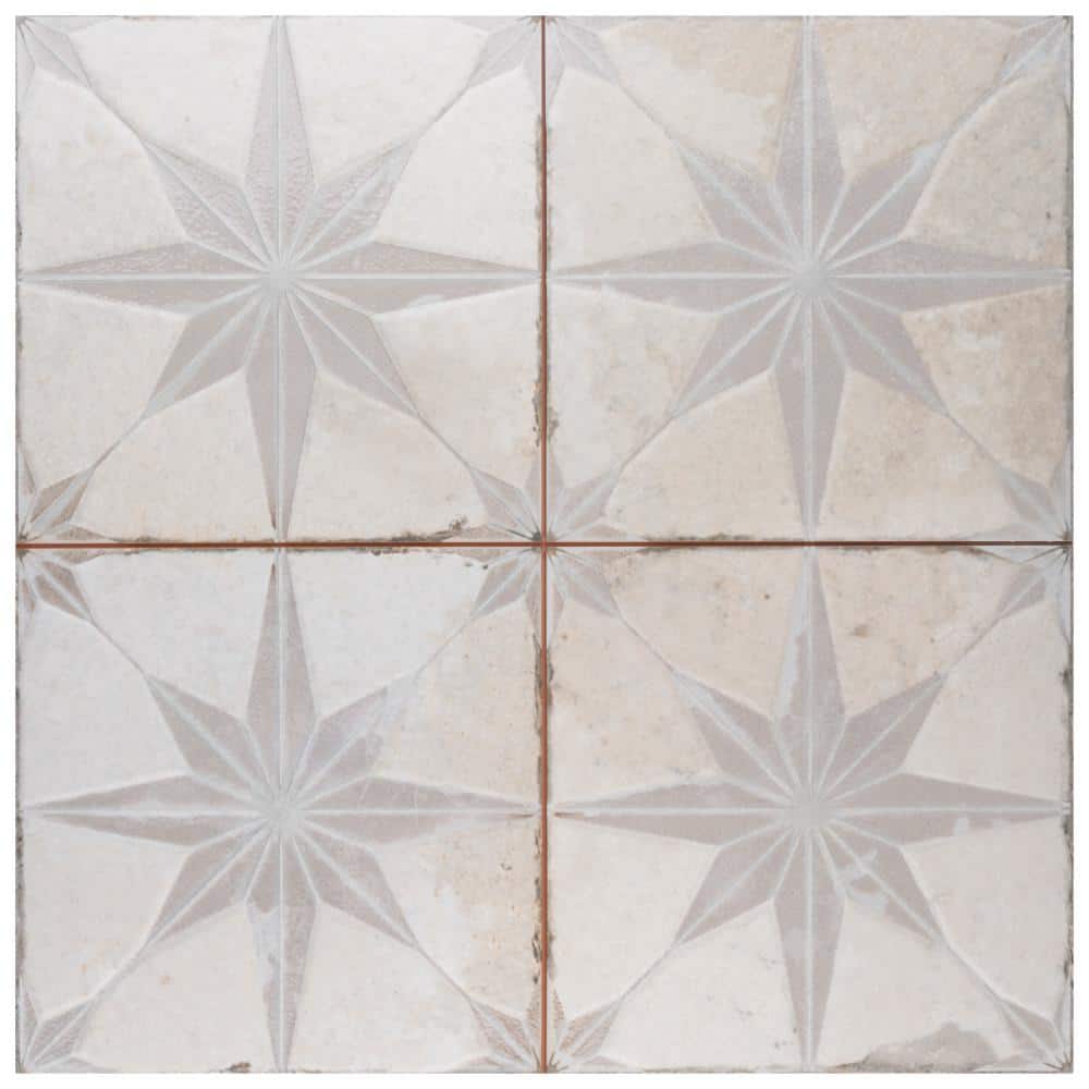 Kings Star Luxe White 8 in. x 8 in. Ceramic Floor and Wall Take Home Tile Sample price history on PriceWatchPro