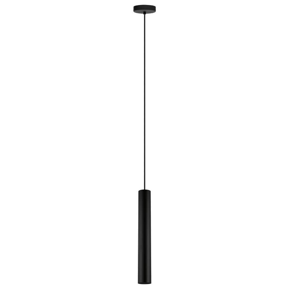 Matte Black 16" LED Indoor/Outdoor Mini Pendant Light