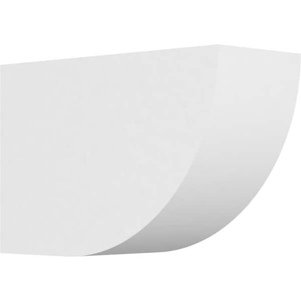 Ekena Millwork 5 in. x 8 in. x 12 in. Standard Durham Architectural Grade PVC Rafter Tail Brace
