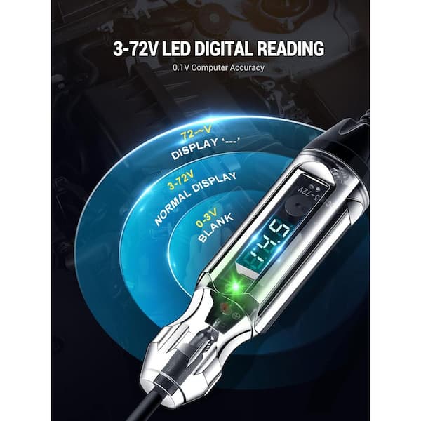 Vrbgify 3-72V DC Heavy Duty Digital LED Electric Circuit