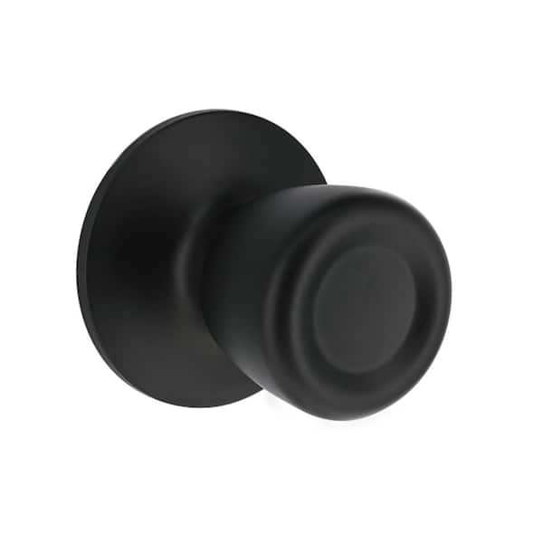 Defiant Bell Matte Black Hall/Closet Door Knob