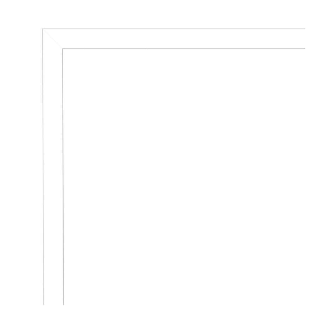 Snow Tigre II Black and White Framed Wall Art Print