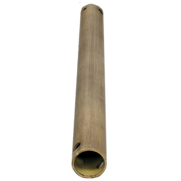 Hampton Bay 18 in. Extension Downrod Weathered Zinc-DISCONTINUED