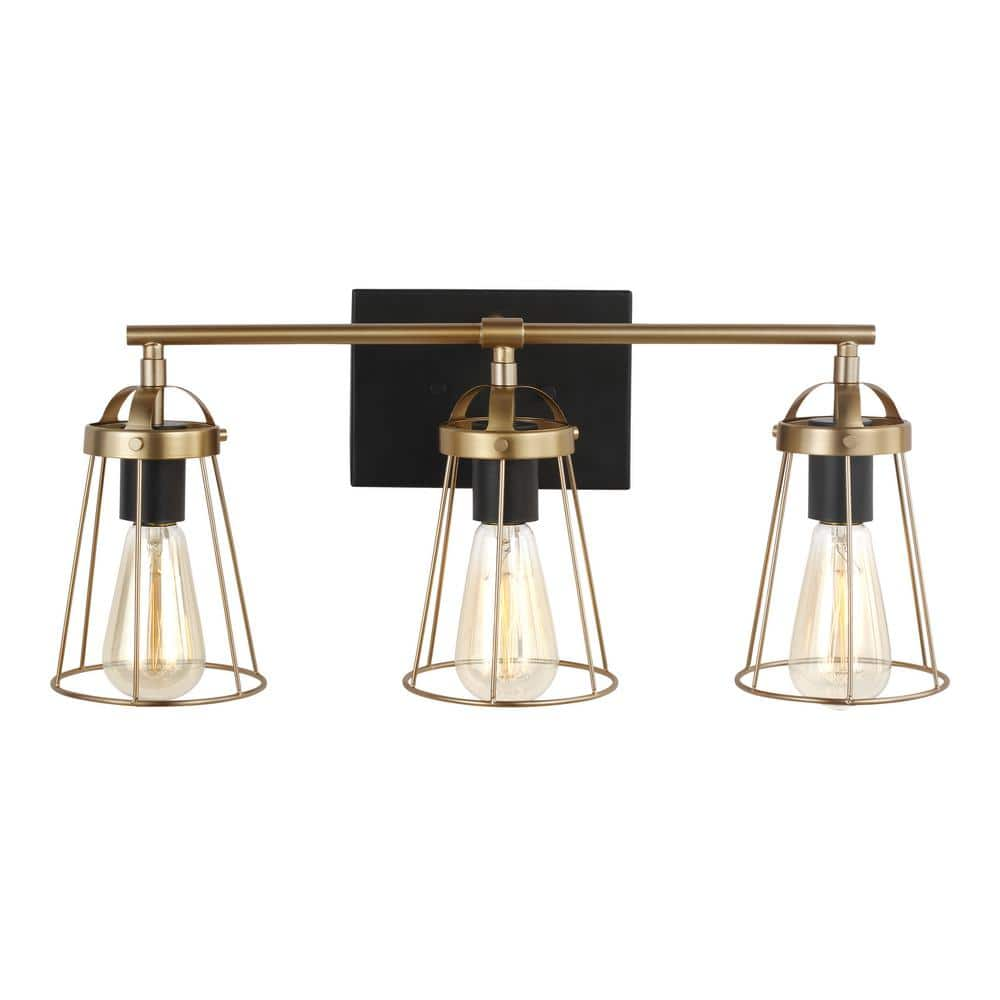 Generation Lighting 4001703 Dames 3 Light 22  Wide Vanity Light - Brass