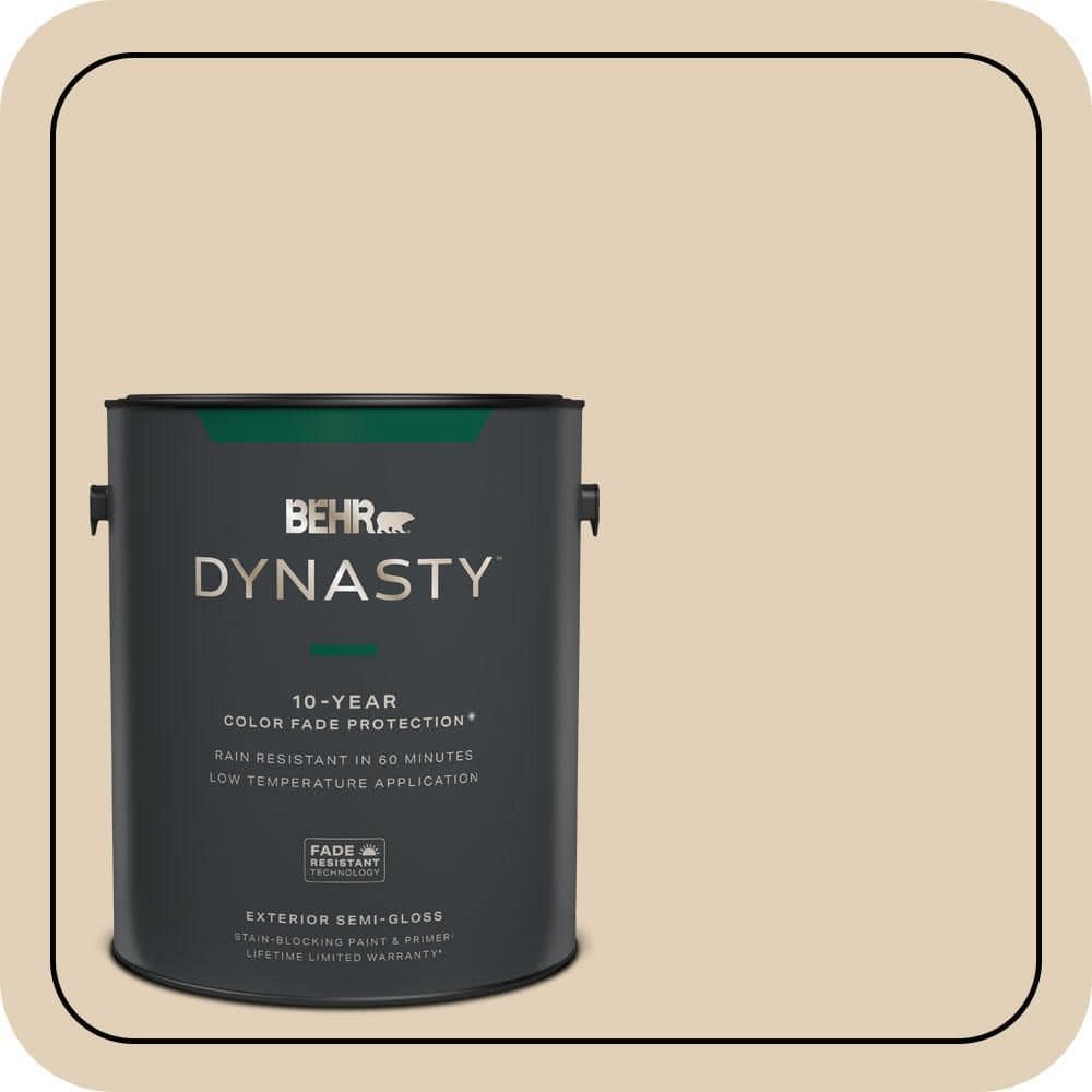 1 gal. #PWN-66 Toasted Cashew Semi-Gloss Exterior Stain-Blocking Paint & Primer price history on PriceWatchPro