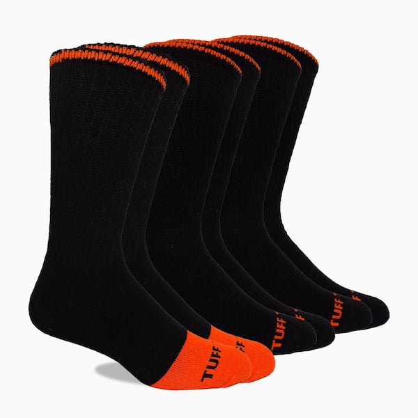 Men's One Size Full Cushioned Wool Blend Work Sock (3-Pack)