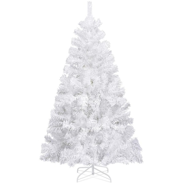 JEAREY 9 ft. White Unlit Artificial Classic Christmas Tree