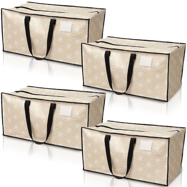 20 gal. Heavy-Duty Moving and Storage Bag Geo Polypropylene (4-Pack)