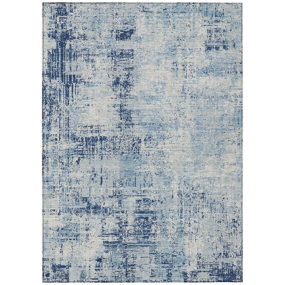 Chantille Machine Washable Indoor/Outdoor Abstract ACN2693 Blue 10 ft. x 14 ft. Area Rug price history on PriceWatchPro