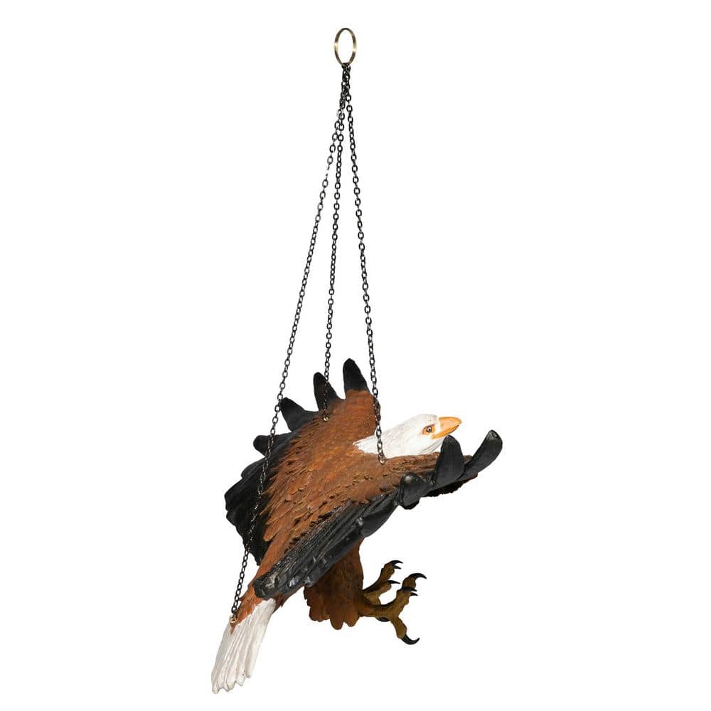 Flight of Freedom Resin Eagle Statue in Multicolor