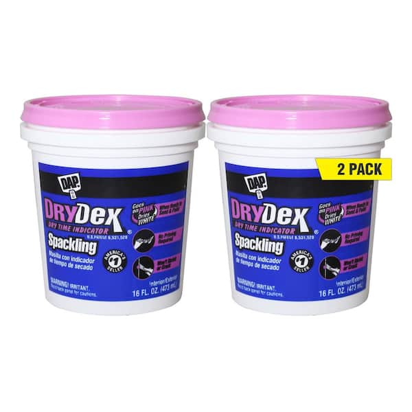 DAP DryDex 16 oz. Dry Time Indicator Spackling Paste (2-Pack) 7079812348