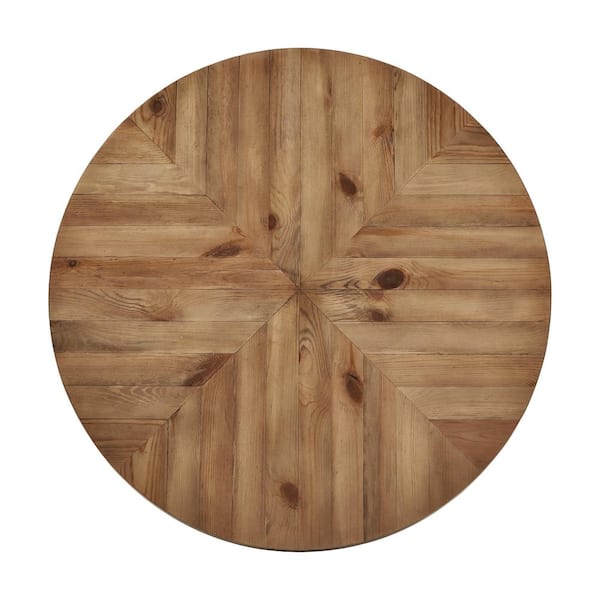 Nyhus Nebula 47 in Round Black Oak Wood Table (Seats 4) NOLA-4620 - The  Home Depot