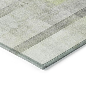 Chantille ACN568 Olive 2 ft. 3 in. x 7 ft. 6 in. Machine Washable Indoor/Outdoor Geometric Runner Rug